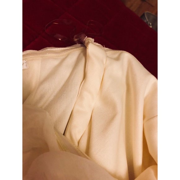 Ellison strapless high low cream formal dress size Large - Picture 6 of 6